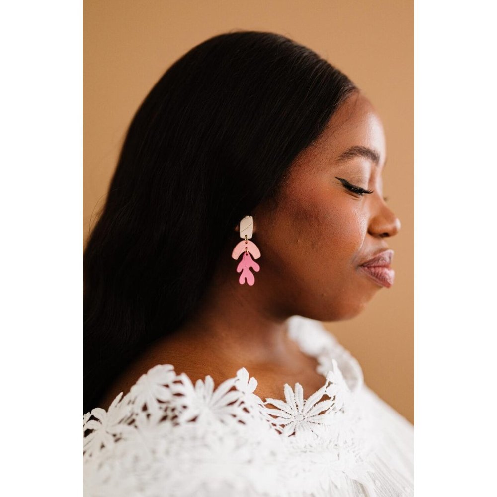 Brunch and Go Acrylic Drop Earrings